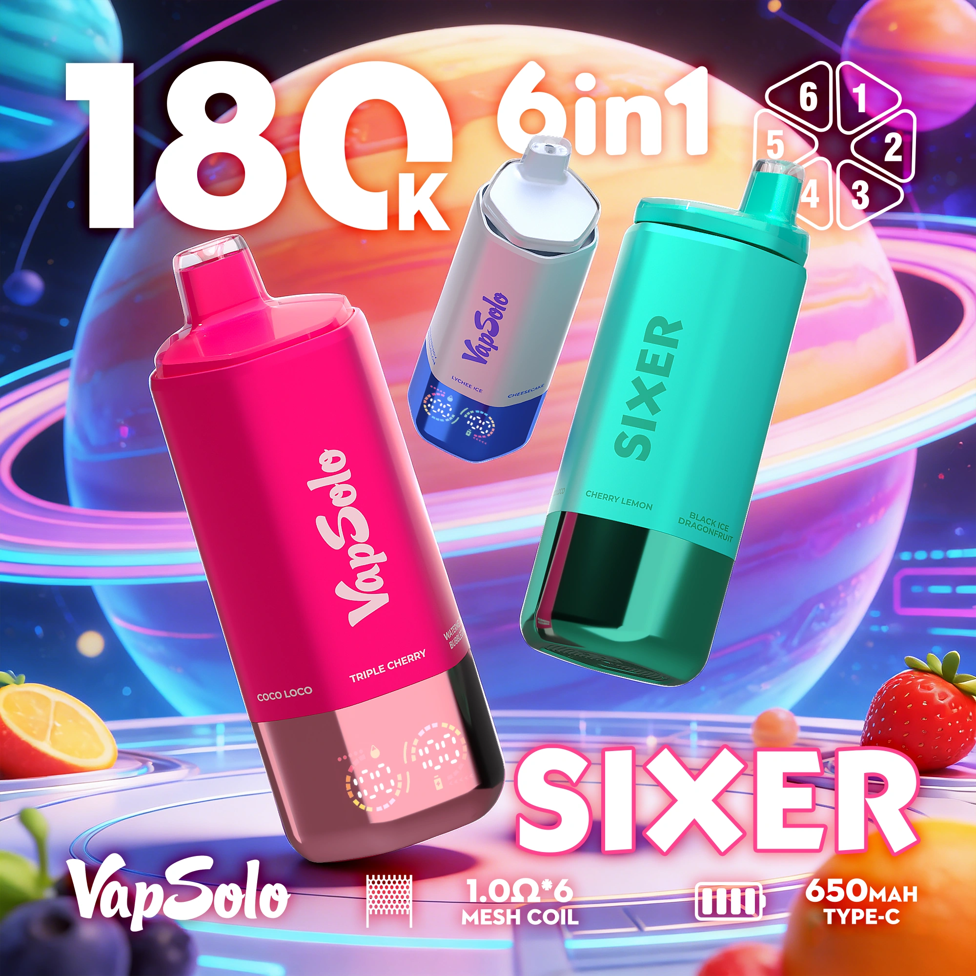 Vapsolo SIXER 180000
